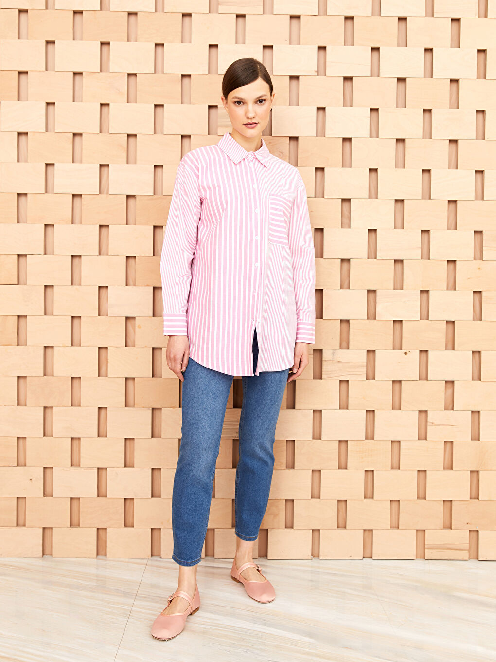 Elasticated Waist Slim Fit Women's Jeans