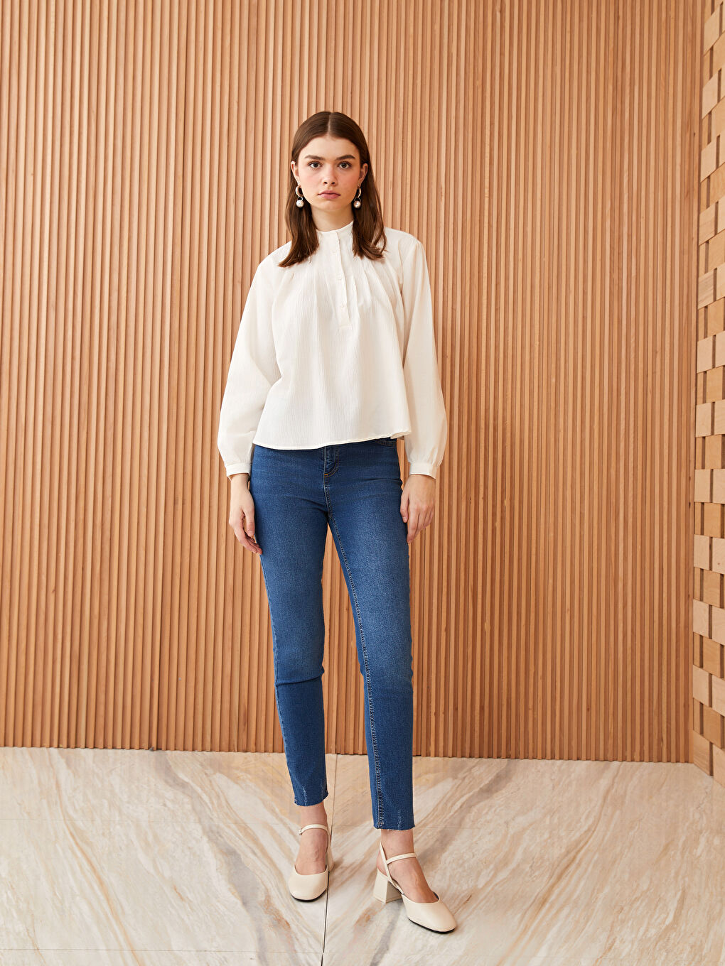 İndigo Mercury Skinny Fit Kadın Jean Pantolon-1