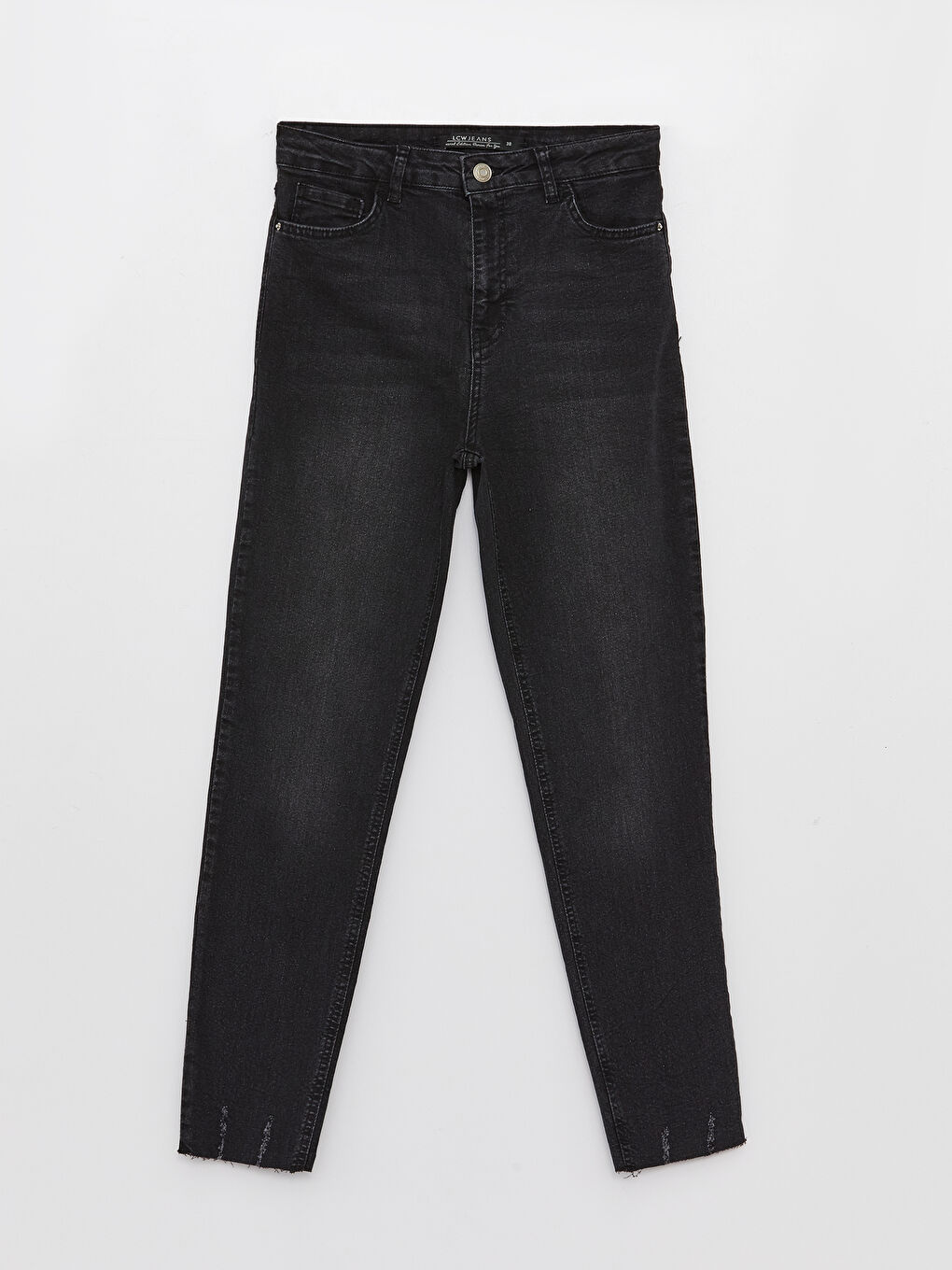 LCW Modest Siyah  Rodeo Mercury Skinny Fit Kadın Jean Pantolon - 5