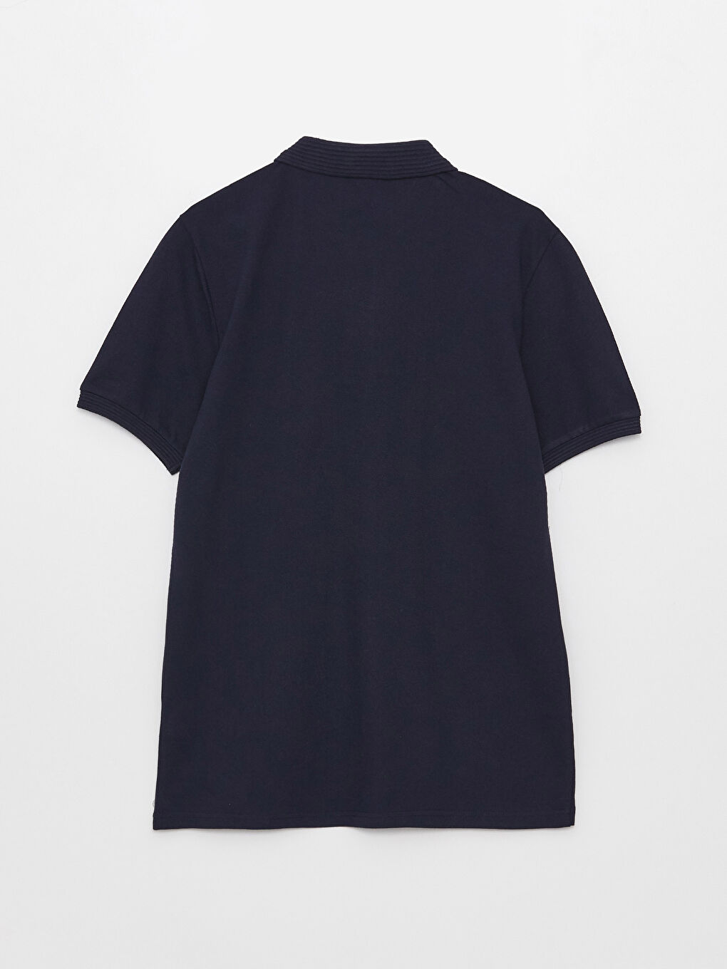 Lacivert Polo Yaka Kısa Kollu Erkek Tişört-6