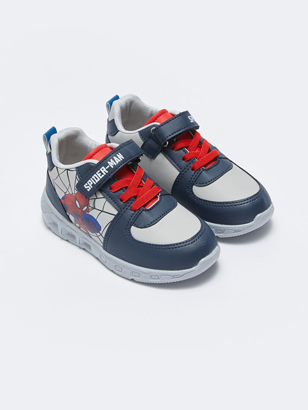 LC Waikiki Spider-Man Printed Baby Boy Sneakers with Light Sole -S3DF94Z1-QKU