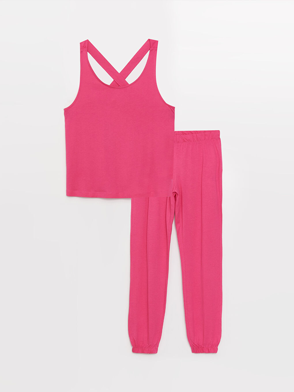 U Neck Straight Strap Women Pajamas Set -S3DG49Z8-GZ6
