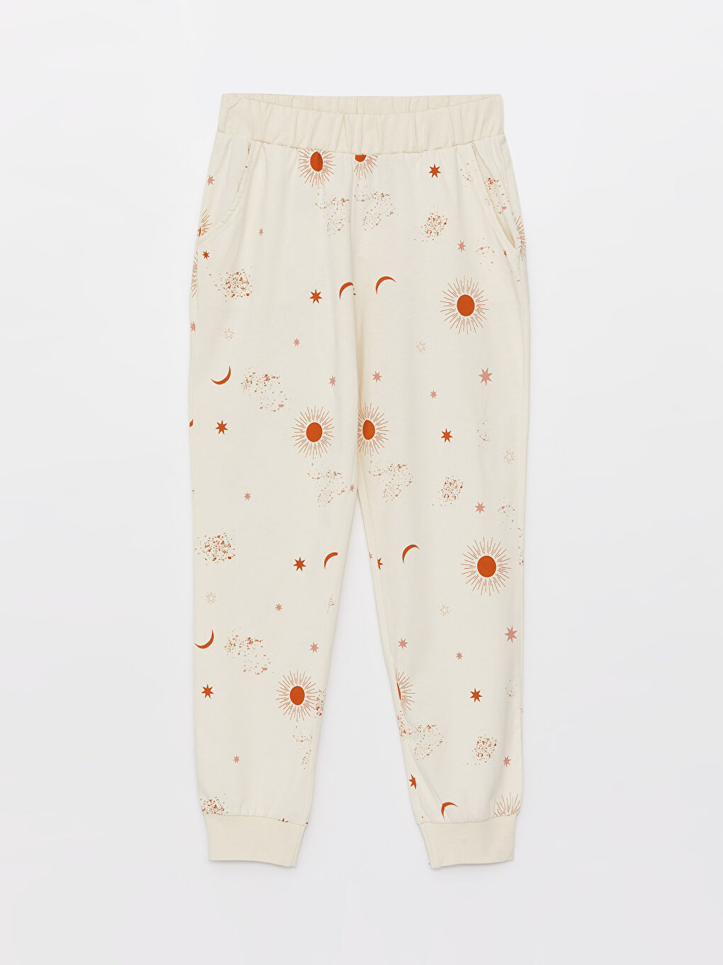 Pantaloni Jogger De Pijama,Cu Model Şi Cu Talie Elastică,Pentru Femei-5