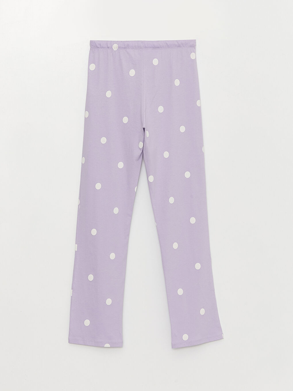 قيعان بيجامة للسيدات بنقشة البولكا دوت بخصر مرن-5