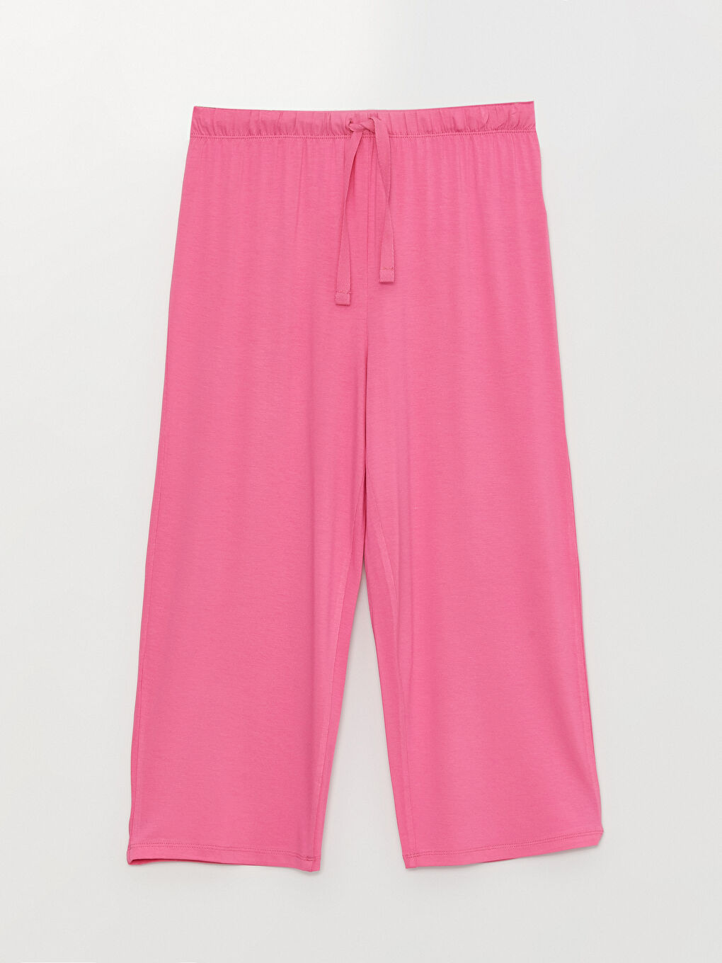 Pembe Gömlek Yaka Baskılı Kısa Kollu Kadın Kaprili Pijama Takımı-7