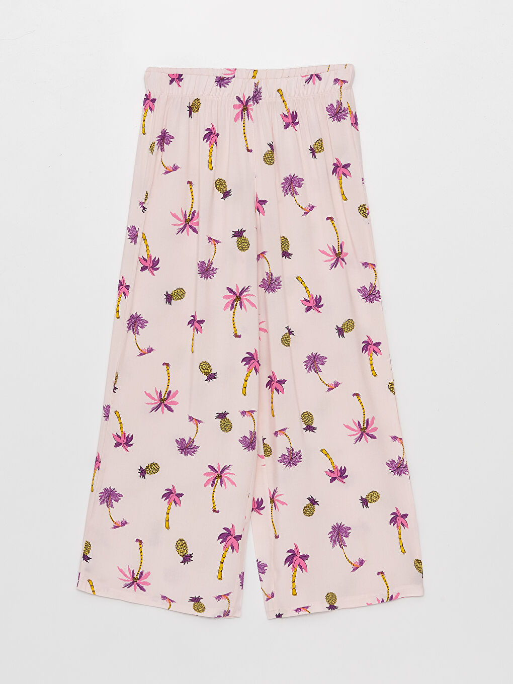 Пижамный комплект с отложным воротником, узорчатый, с коротким рукавом для женщин-6