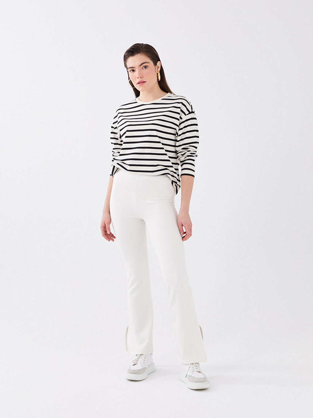 Women's Elastic Waist Straight Sweatpants