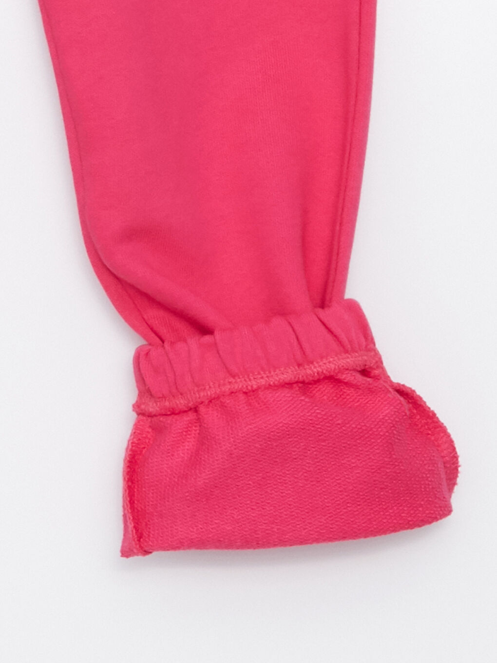 بنطلون رياضي بناتي مطبوع بخصر مرن-1