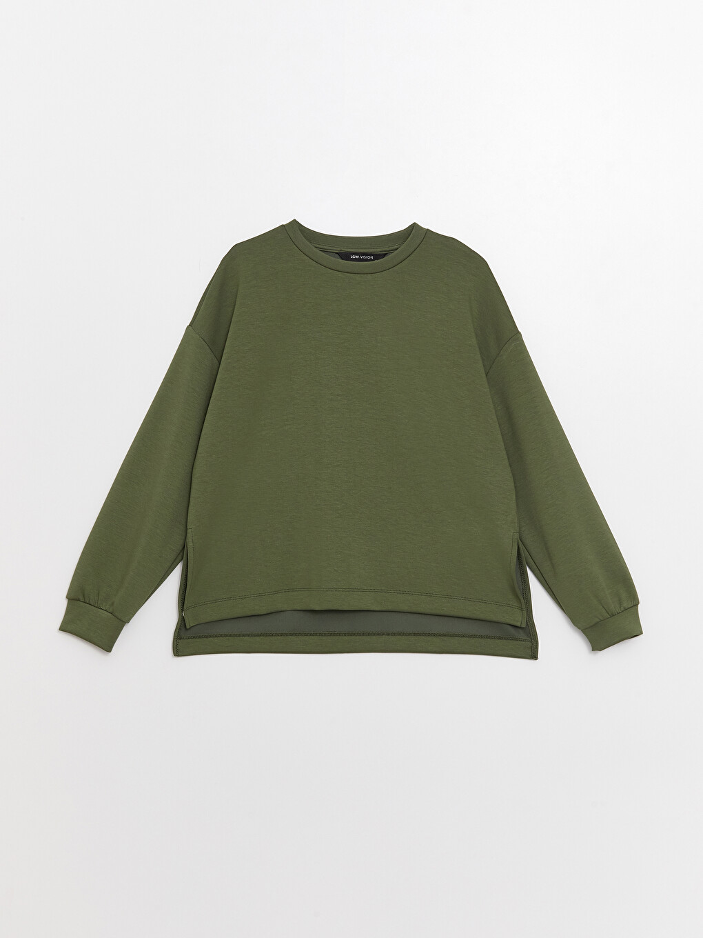 Crew Neck Oversize Women's Sweatshirt-5