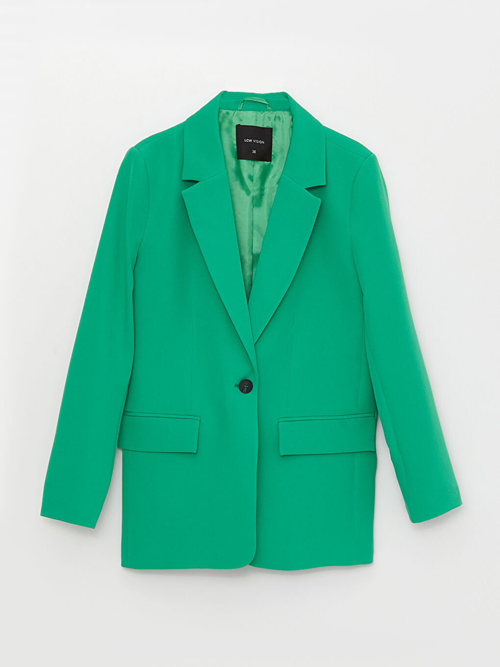 LCW Vision Schlichte Langarm-Blazerjacke für Damen -S3DH10Z8-GKJ