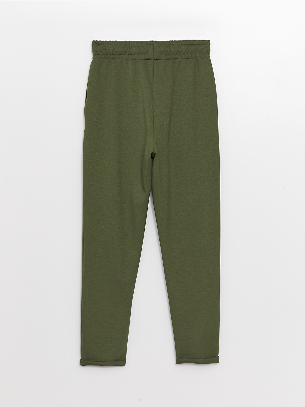 Women's Elastic Waist Straight Sweatpants-6