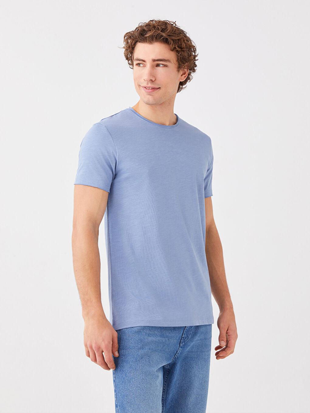 Crew Neck Short Sleeve Men's T-Shirt