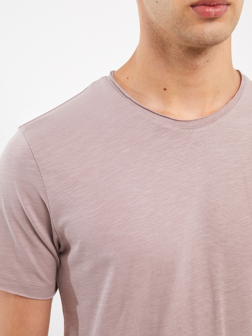 Crew Neck Short Sleeve Men's T-shirt-2