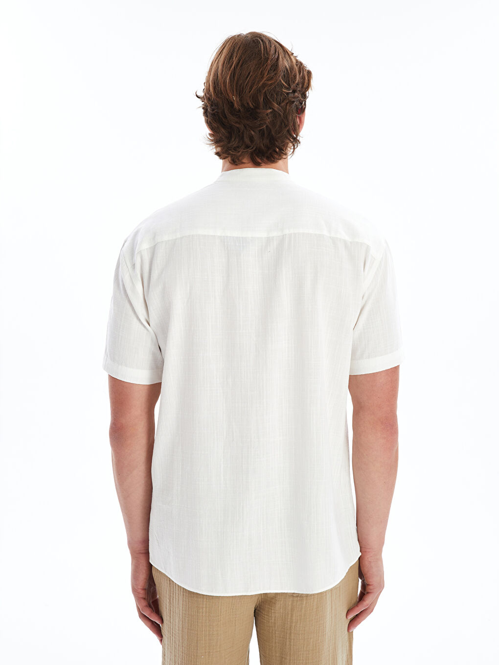 Relaxed Fit Short Sleeve Men's Shirt -S3DH61Z8-RTA
