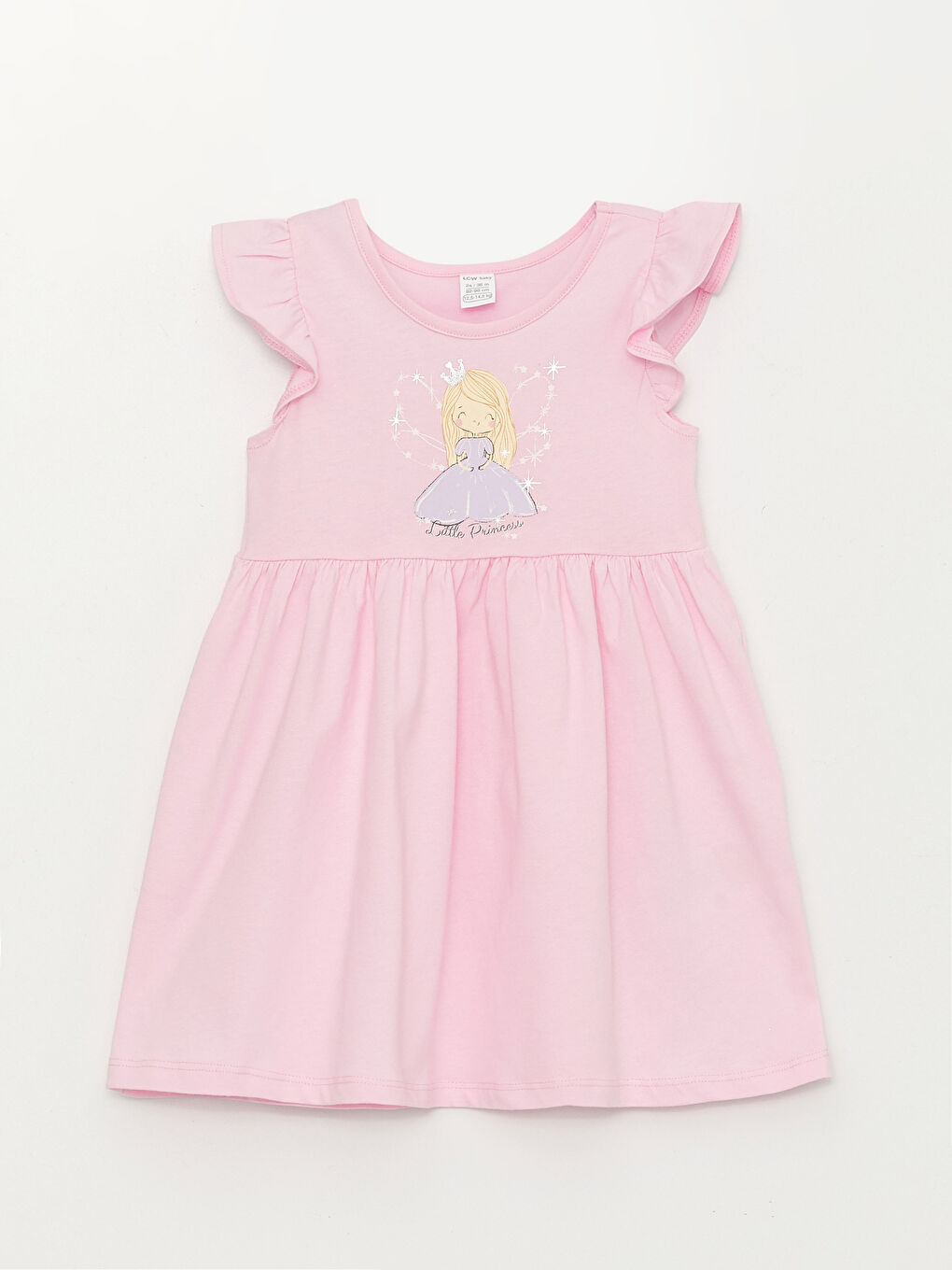 Crew Neck Printed Baby Girl Dress -S3DH91Z1-G7H