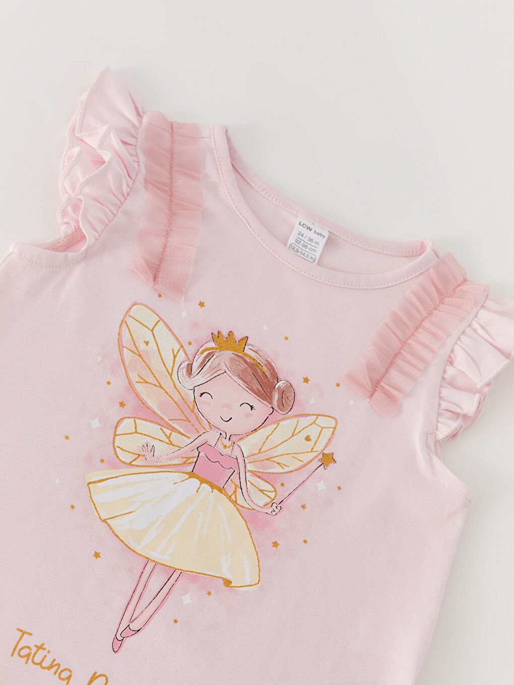 Ensemble T-Shirt et Leggings Imprimés Bébé Fille Col Rond Lot de 2-3