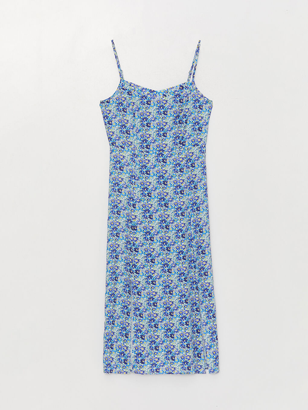 Heart Collar Floral Strap Women's Dress -S3DI03Z8-LQQ