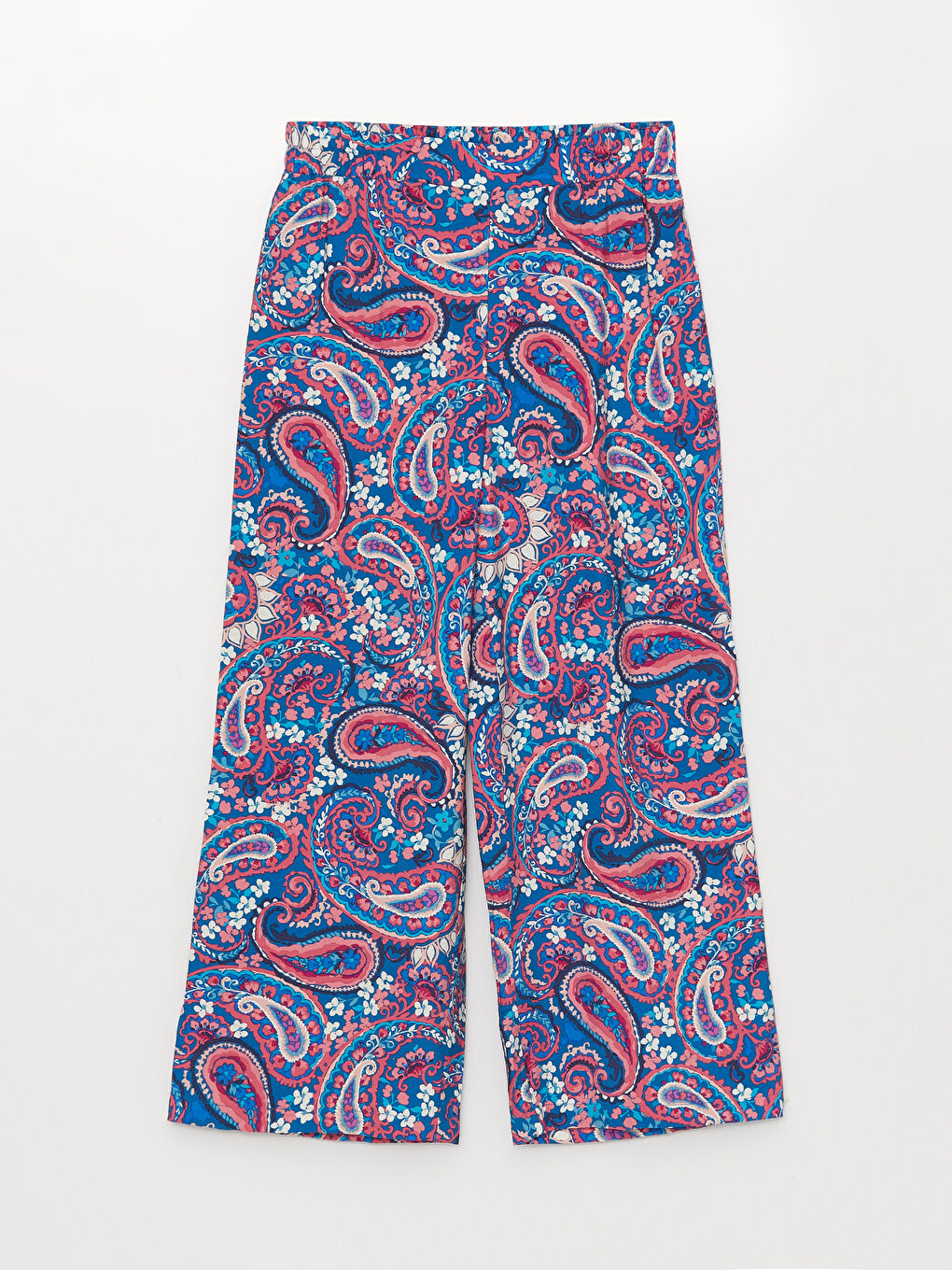 Pantalon à Taille Élastiquée à Motifs pour Femmes-5