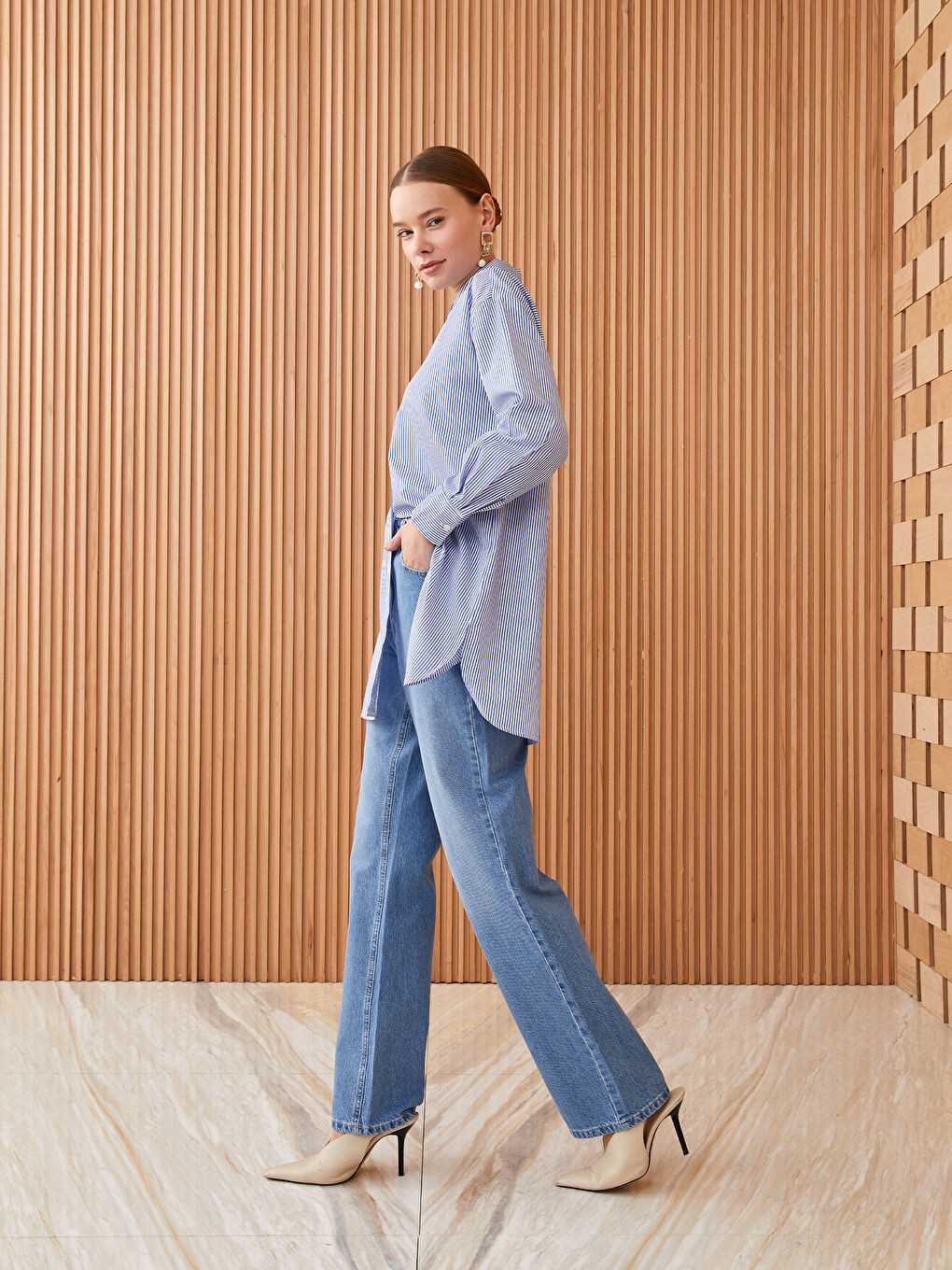 جينز مستقيم للسيدات