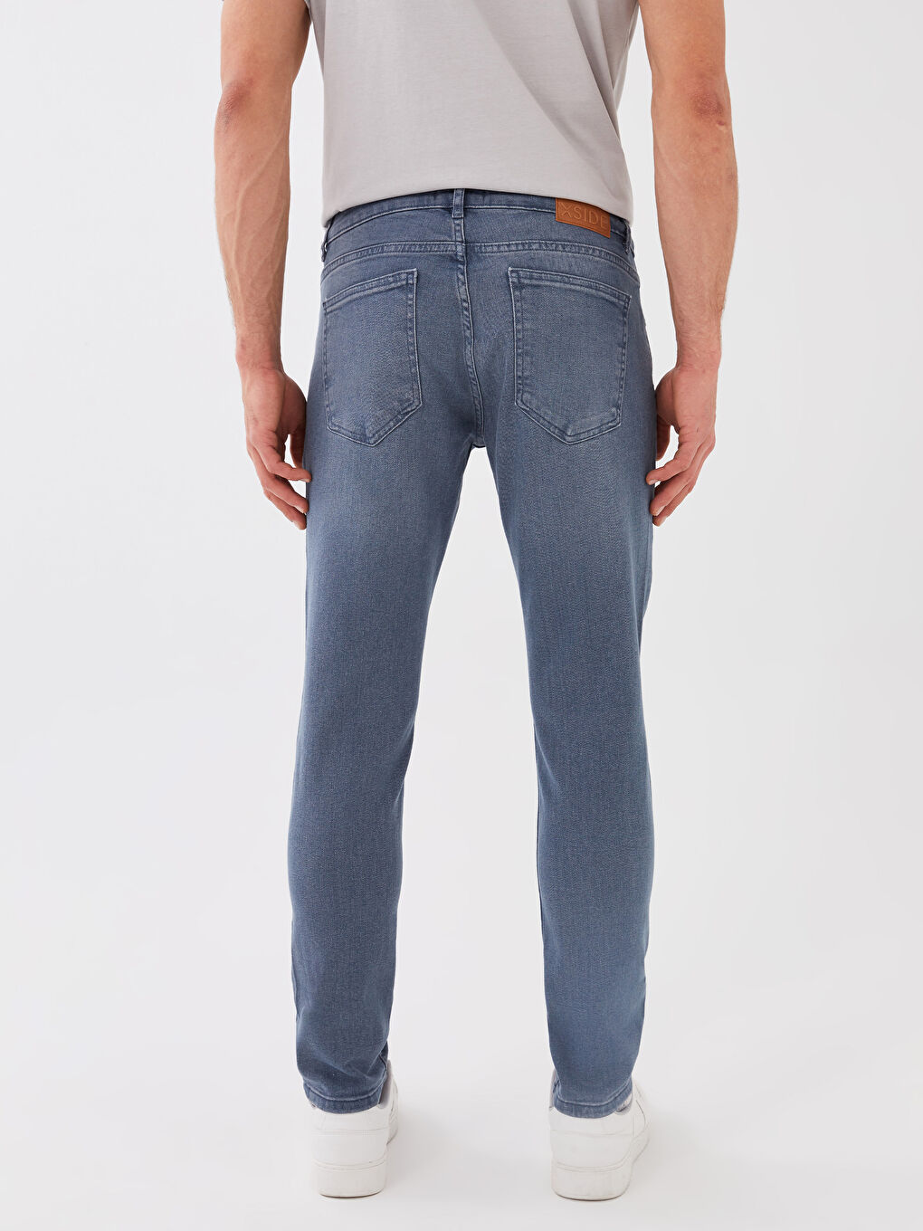 Lacivert Slim Fit Erkek Jean Pantolon-4
