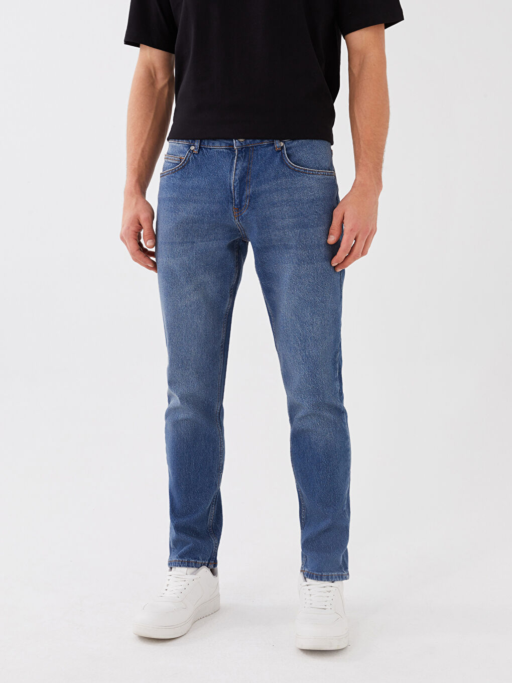 Мужские джинсы слим фит-3