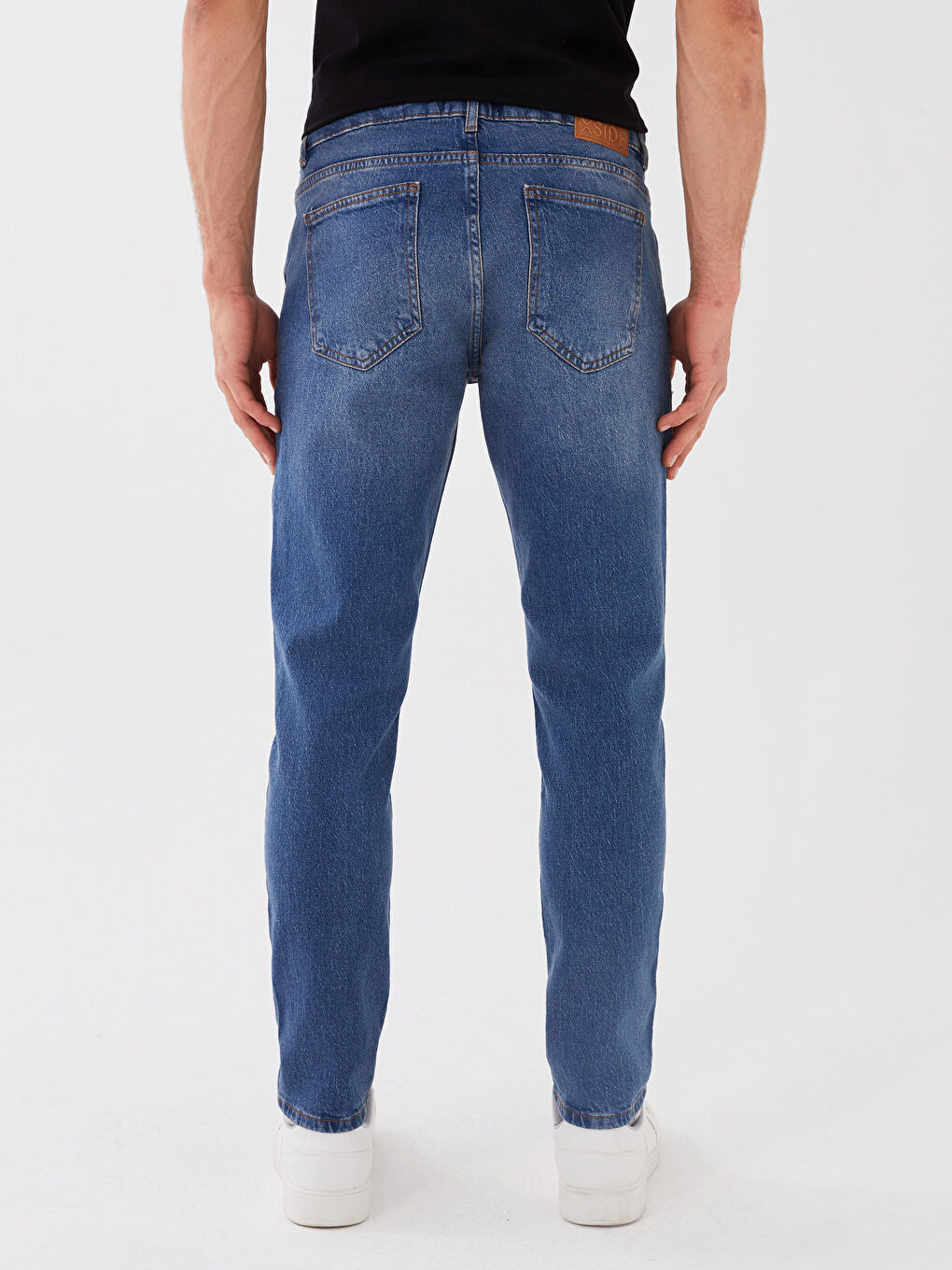 Мужские джинсы слим фит-4