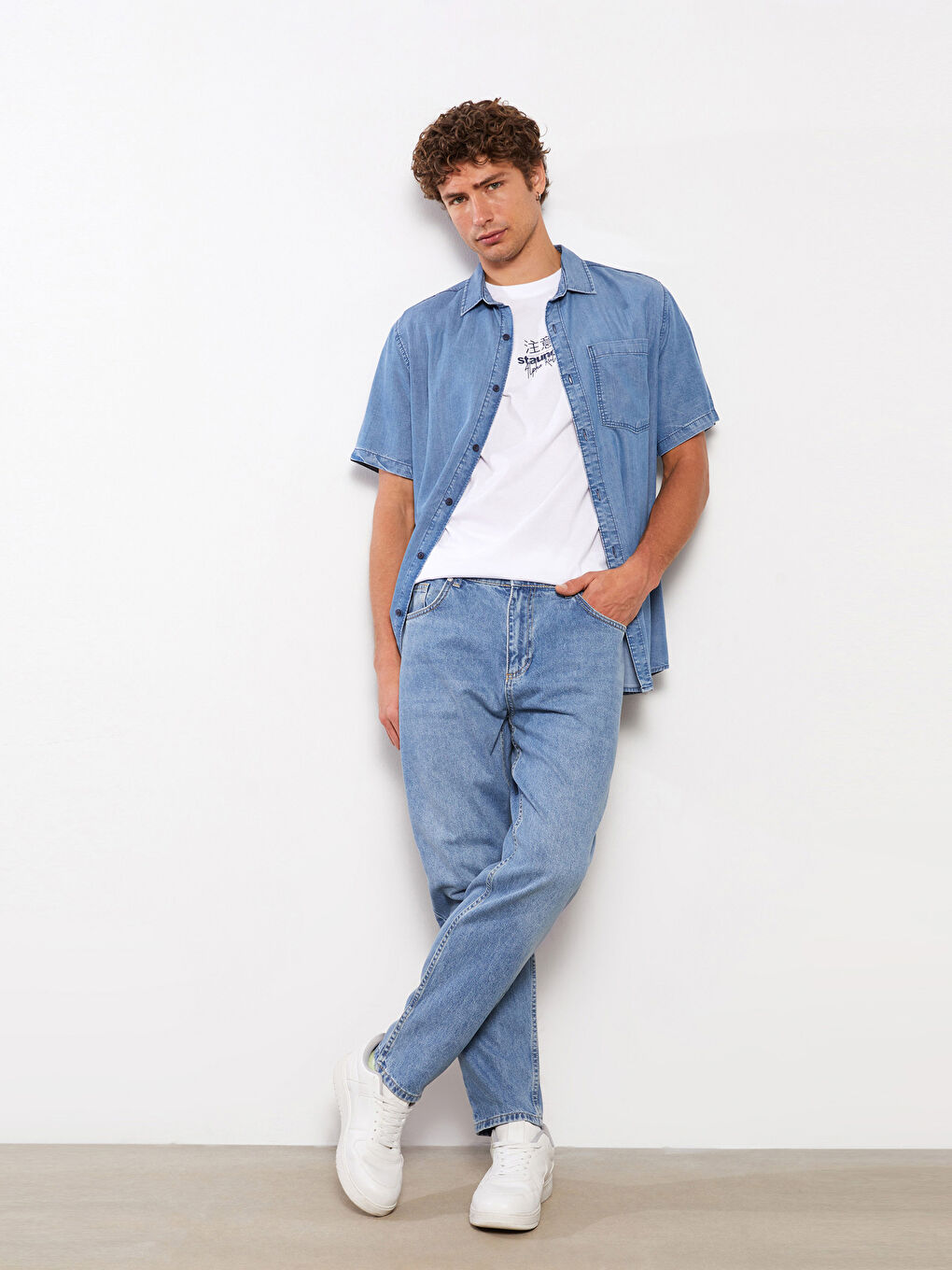 Mavi Loose Fit Erkek Jean Pantolon