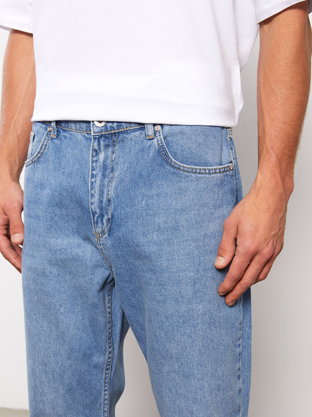 Mavi Loose Fit Erkek Jean Pantolon-6