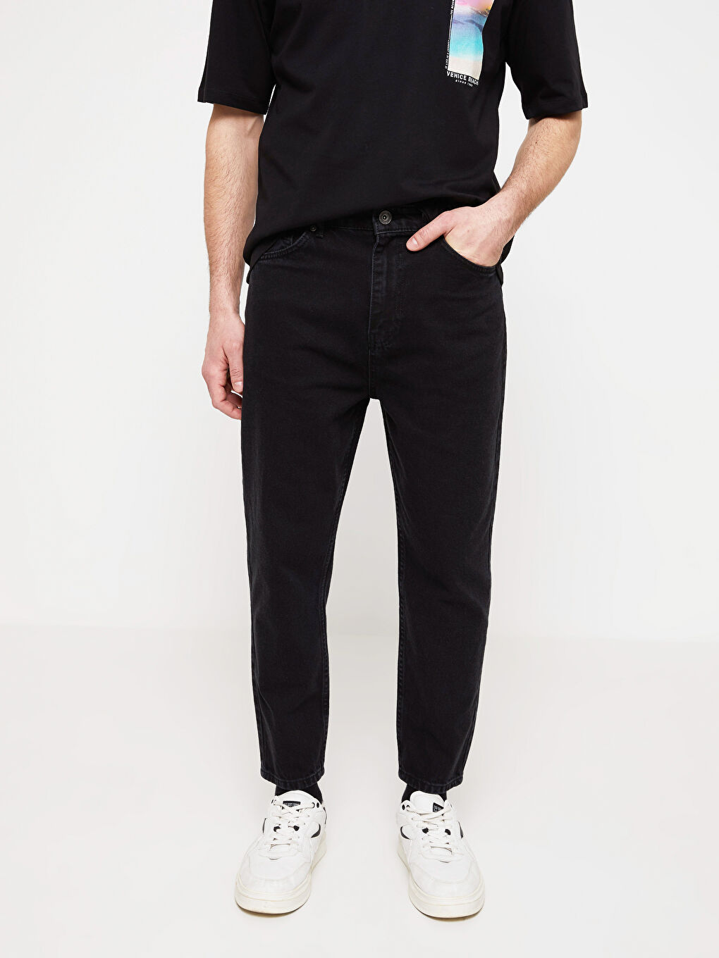 Jean Coupe Décontractée pour Hommes-3