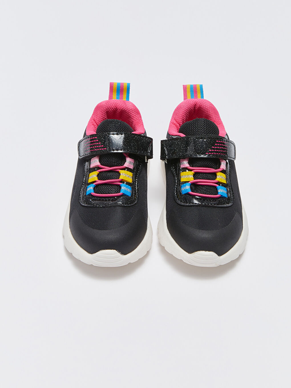 Siyah Cırt Cırtlı Kız Bebek Spor Ayakkabı-2
