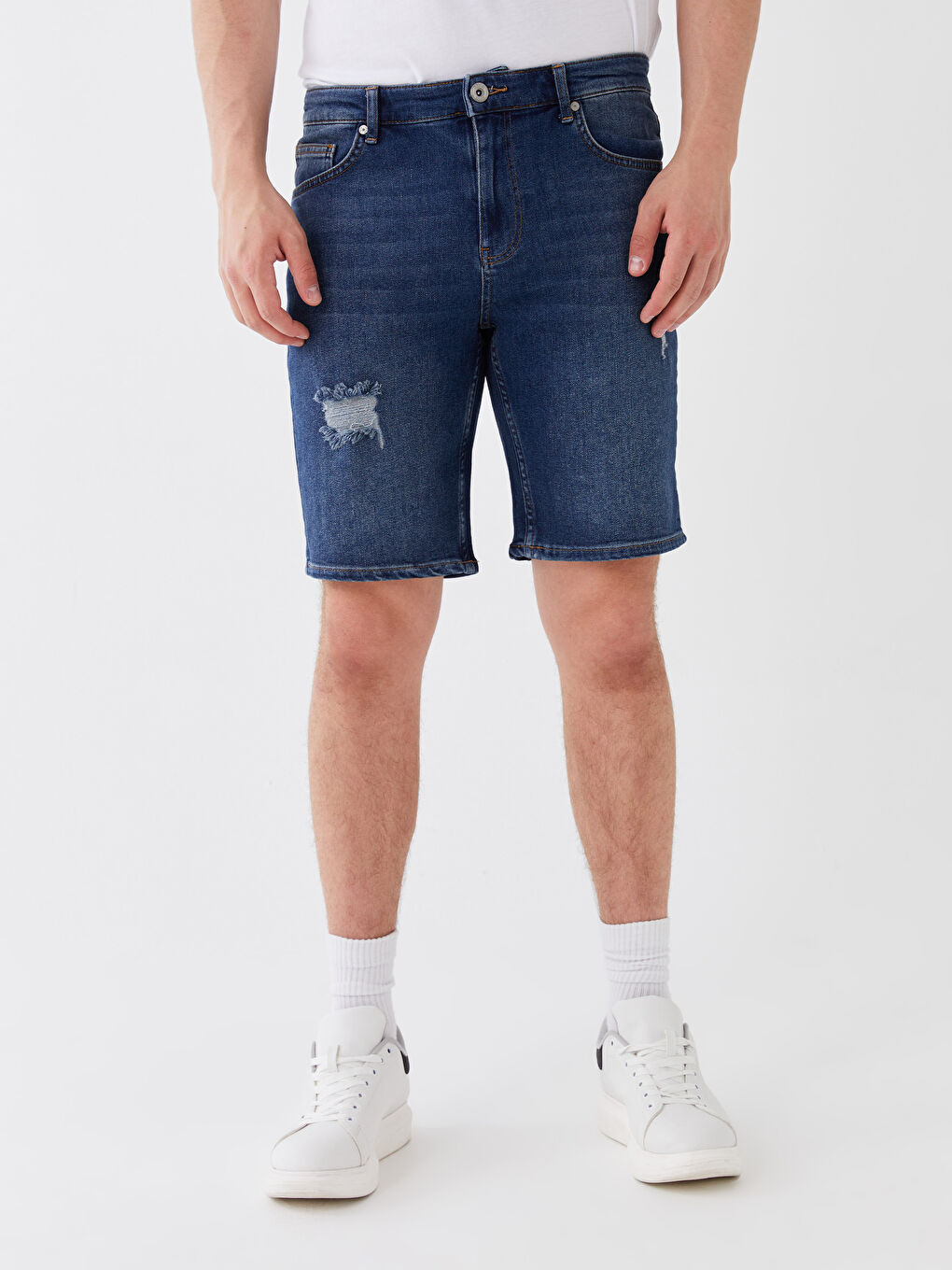 Standard Fit Men's Jean Shorts -S3DJ34Z8-J0N