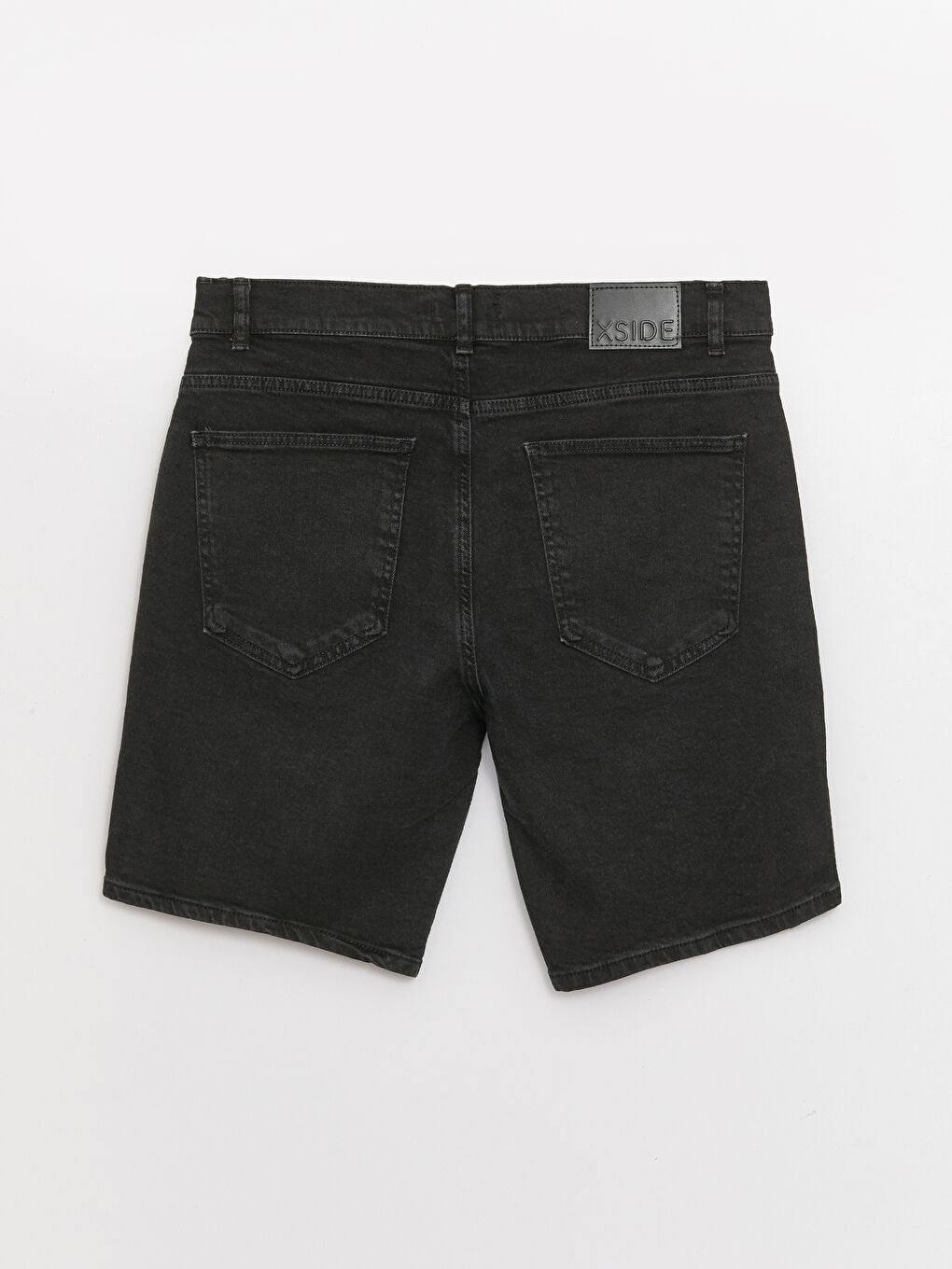 Ерлерге арналған стандартты пішім деним шорты-6