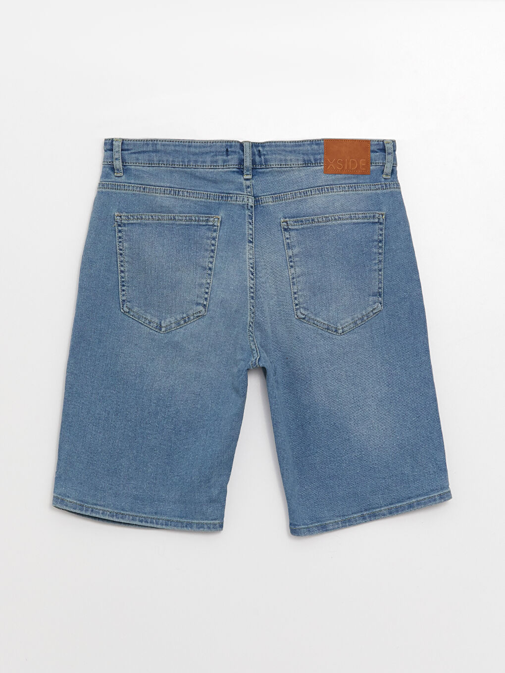 Mavi Standart Kalıp Erkek Jean Şort-6