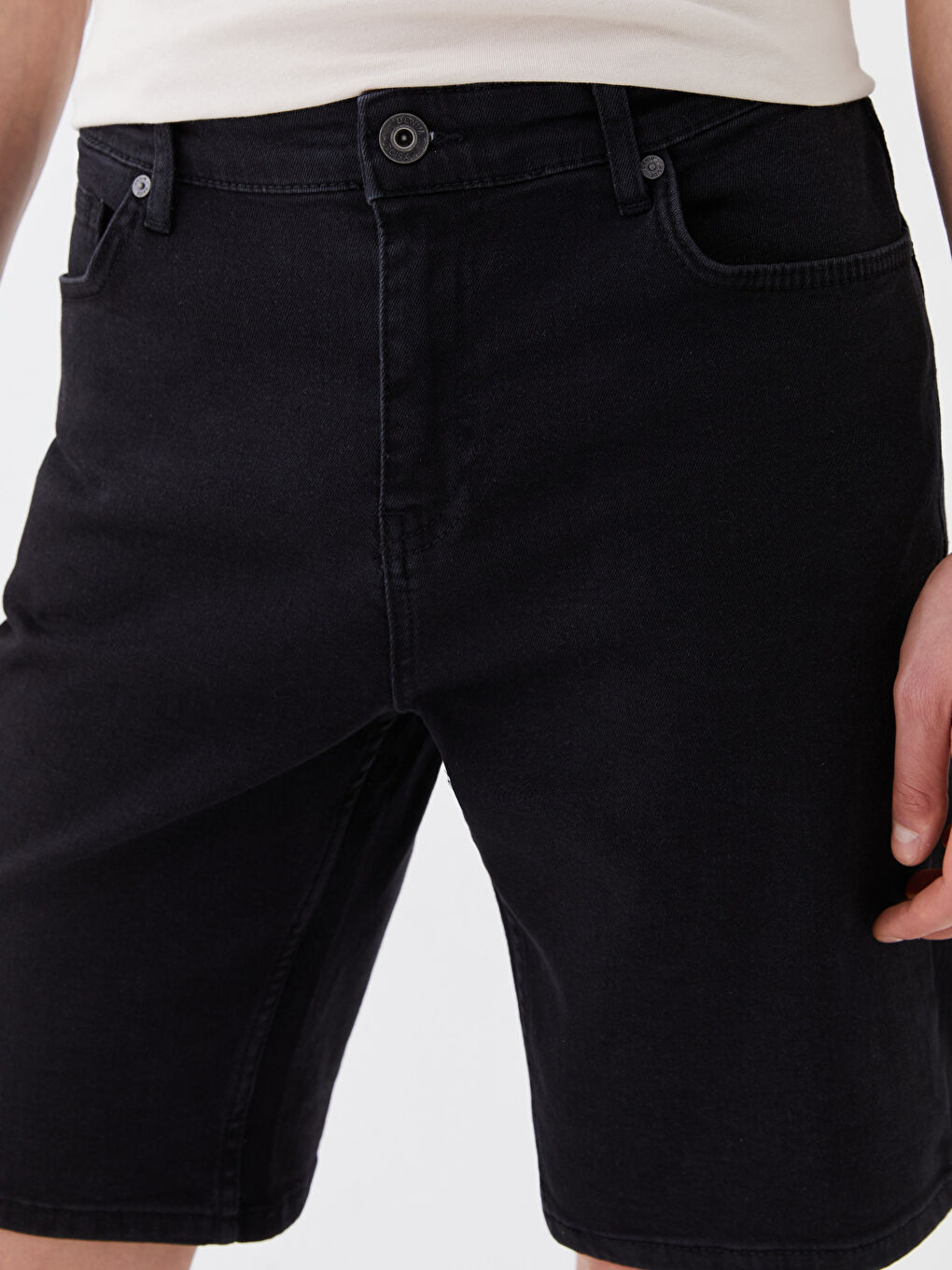 XSIDE Standart Kalıp Erkek Jean Şort -S3DJ39Z8-CVL