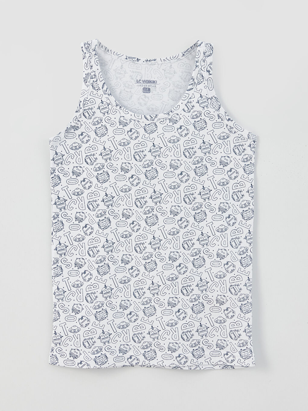 ياقة دائرية مطبوع فيست رياضي أولاد - مجموعتين-2