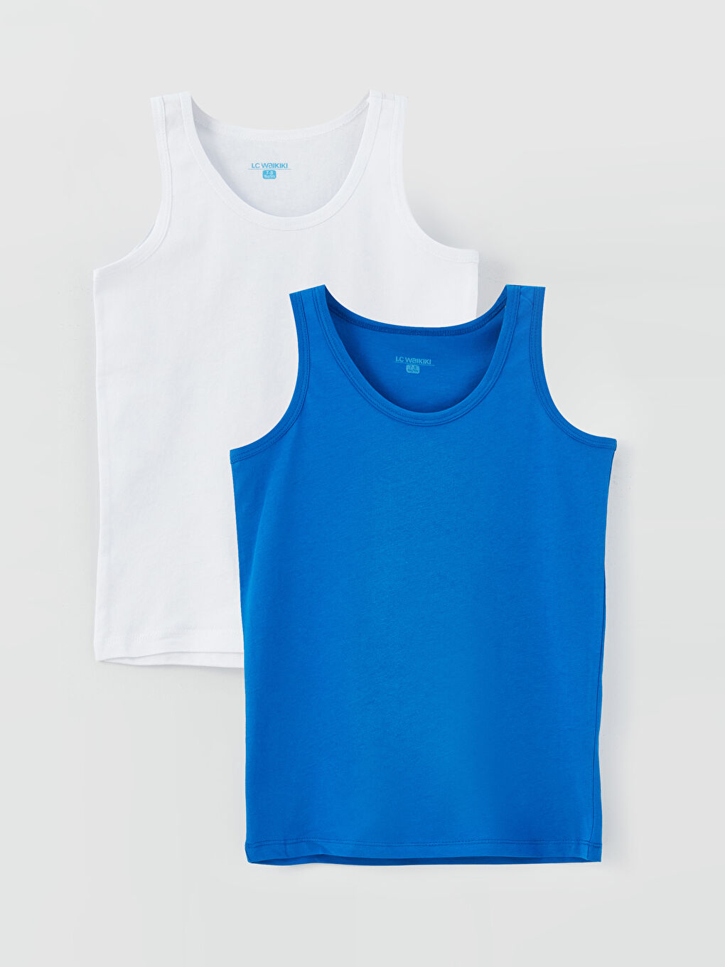 Mavi Bisiklet Yaka Basic Erkek Çocuk Atlet 2'li