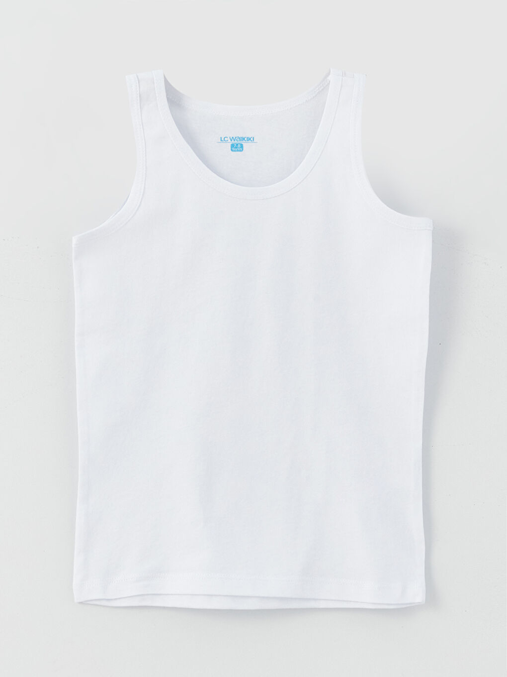 Mavi Bisiklet Yaka Basic Erkek Çocuk Atlet 2'li-1