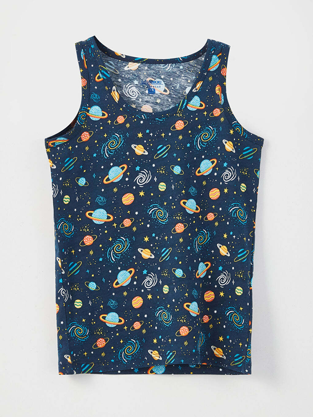 Crew Neck Cotton Boy Singlet 2-Pack-1