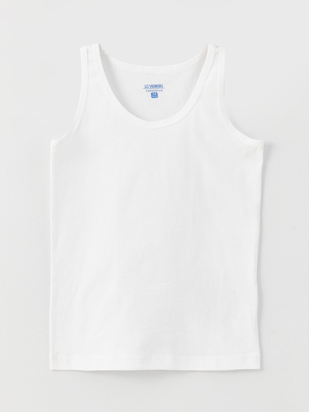 Crew Neck Cotton Boy Singlet 2-Pack-2