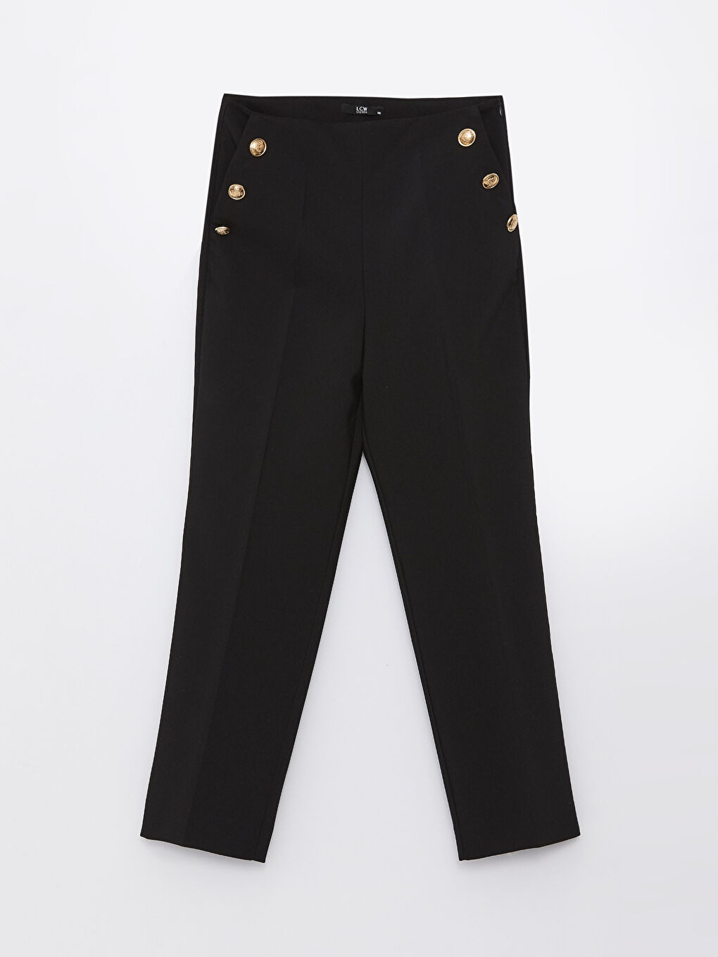 High Waist Standard Fit Women's Trousers-5