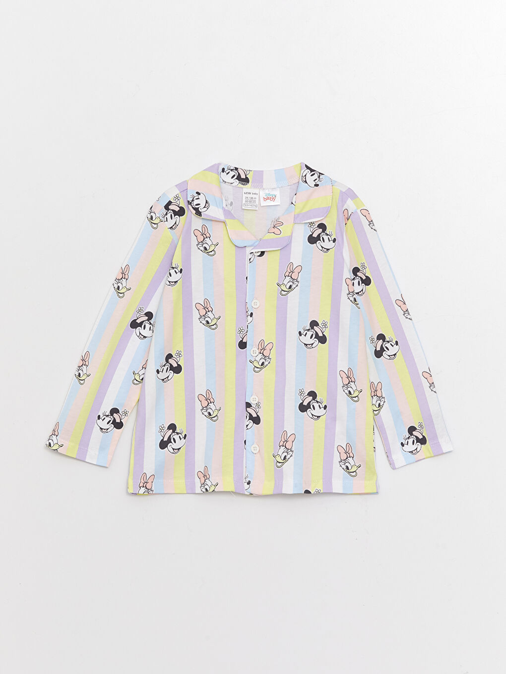 LCW baby Ensemble de pyjama pour Filles Bébé à Col roulé, Manches longues, Imprimé Minnie Mouse -S3DK35Z1-LU7