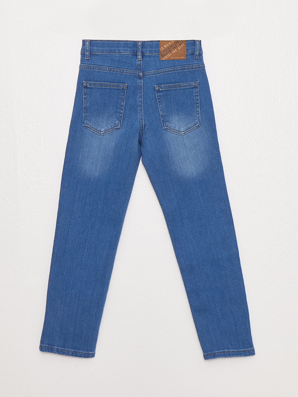 LCW ECO Indigo Beli Ayarlanabilir Lastikli Erkek Çocuk Jean Pantolon - 1