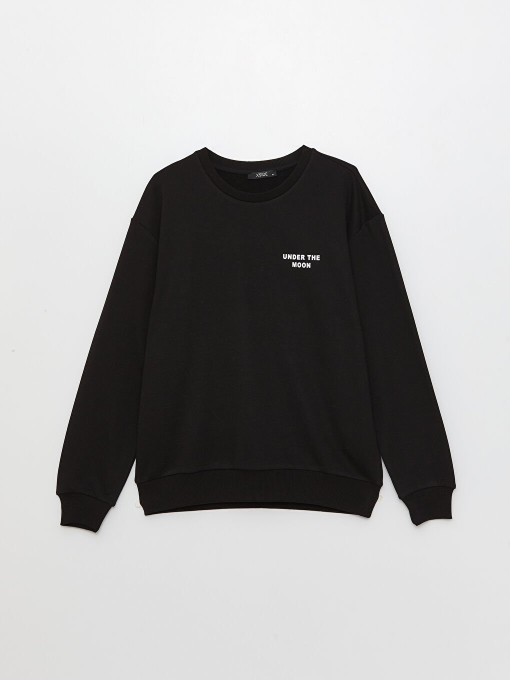 Oversize Crew Neck Long Sleeve Printed Men's Sweatshirt-5