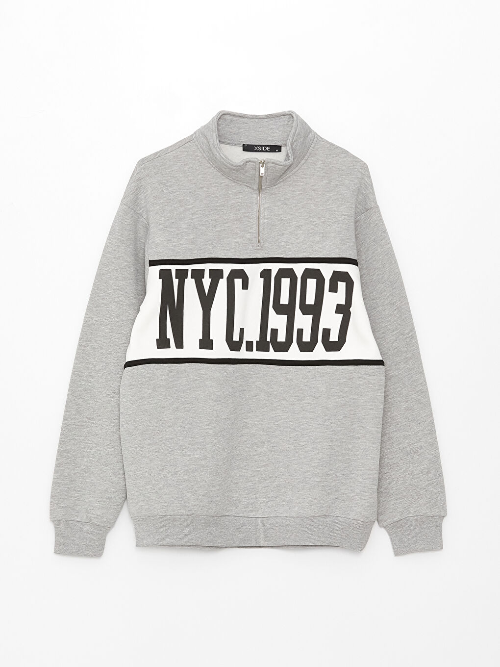 Hanorac pentru Bărbați Imprimat cu Mânecă Lungă și Guler Tip Pâlnie-5