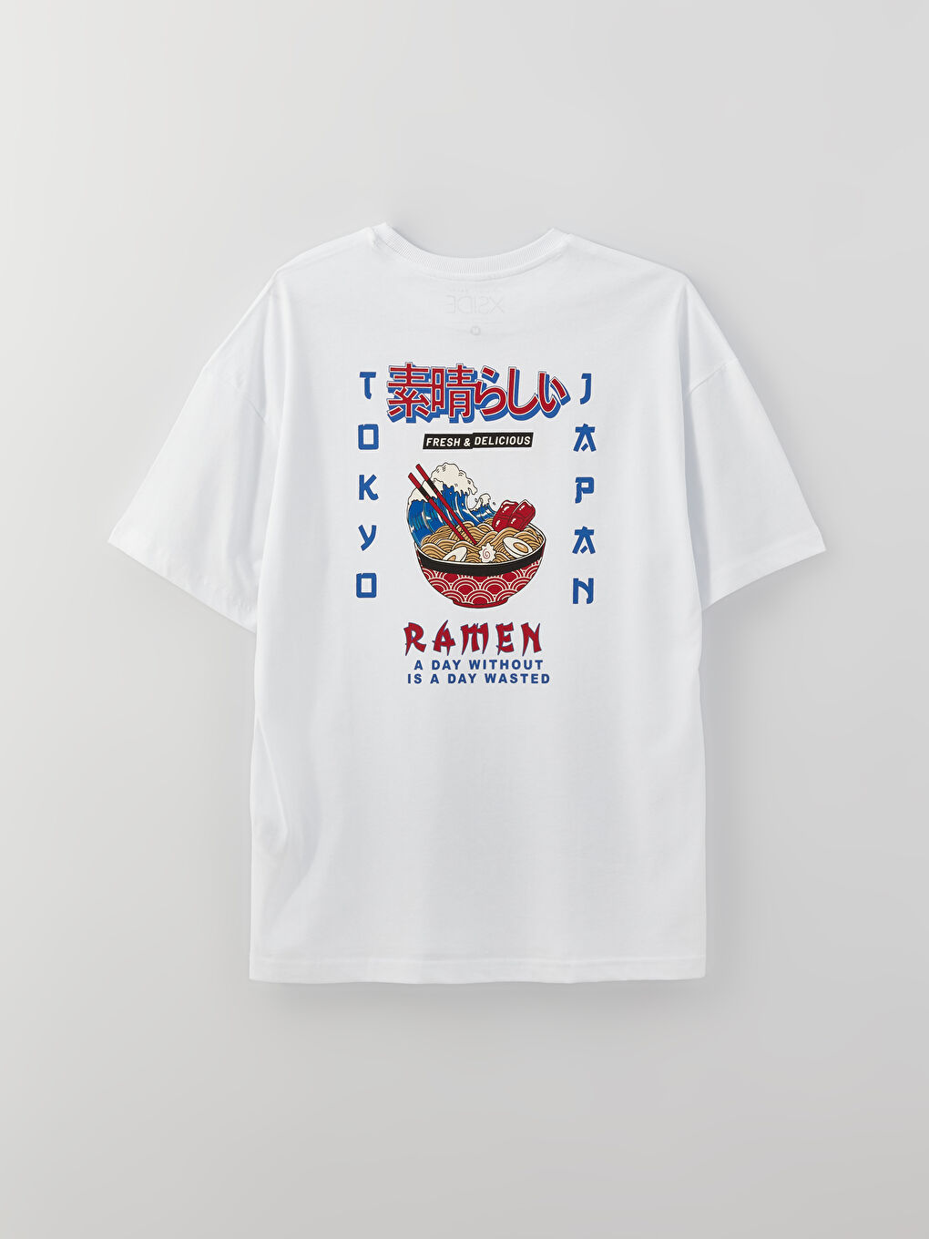 Футболка мужская из джерси с принтом, круглым вырезом и короткими рукавами, оверсайз-7