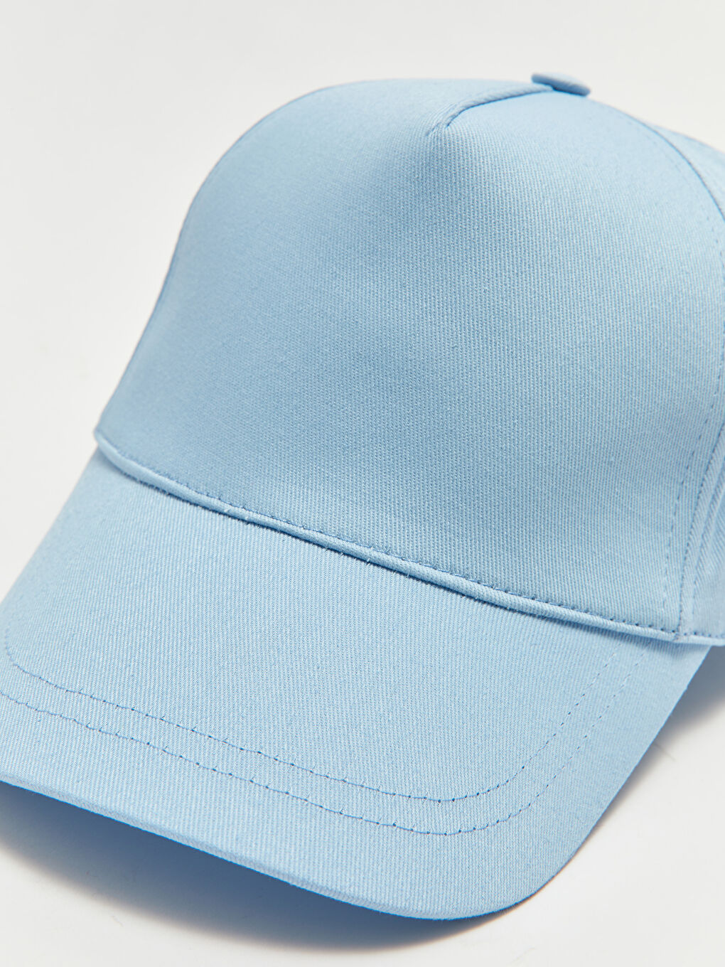 Mavi Kadın Düz Kep Şapka-5