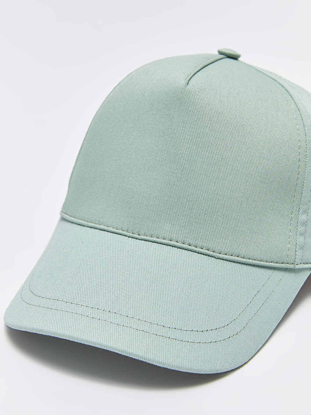 Yeşil Kadın Düz Kep Şapka-6