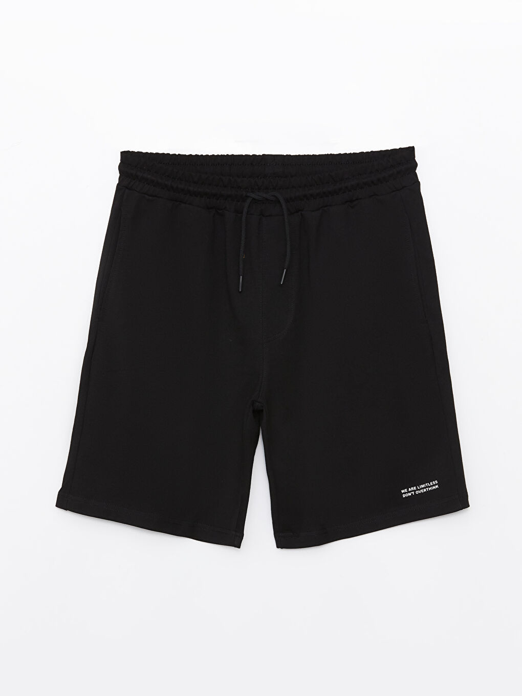 Siyah Standart Kalıp Erkek Şort-5