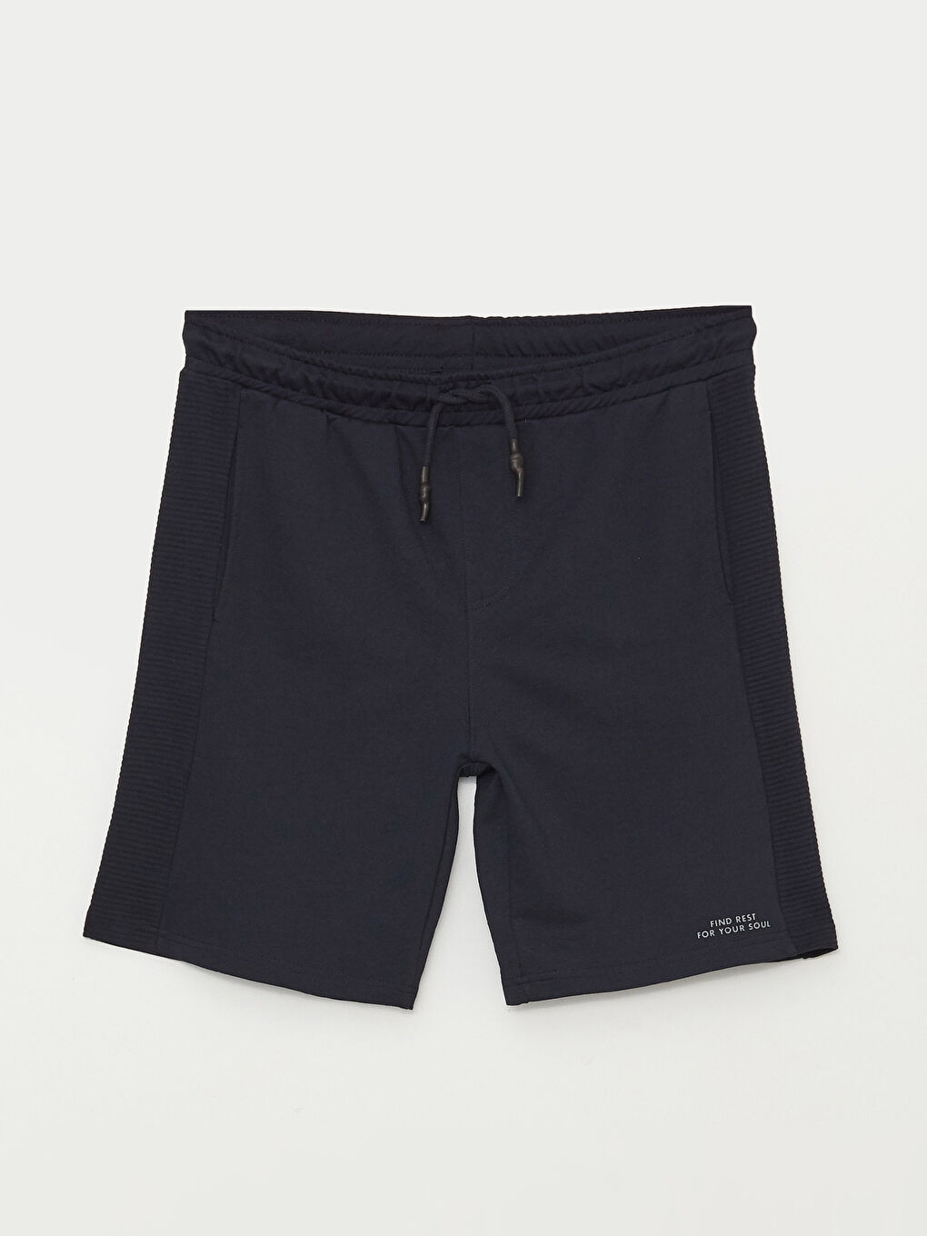 Lacivert Standart Kalıp Erkek Şort-5