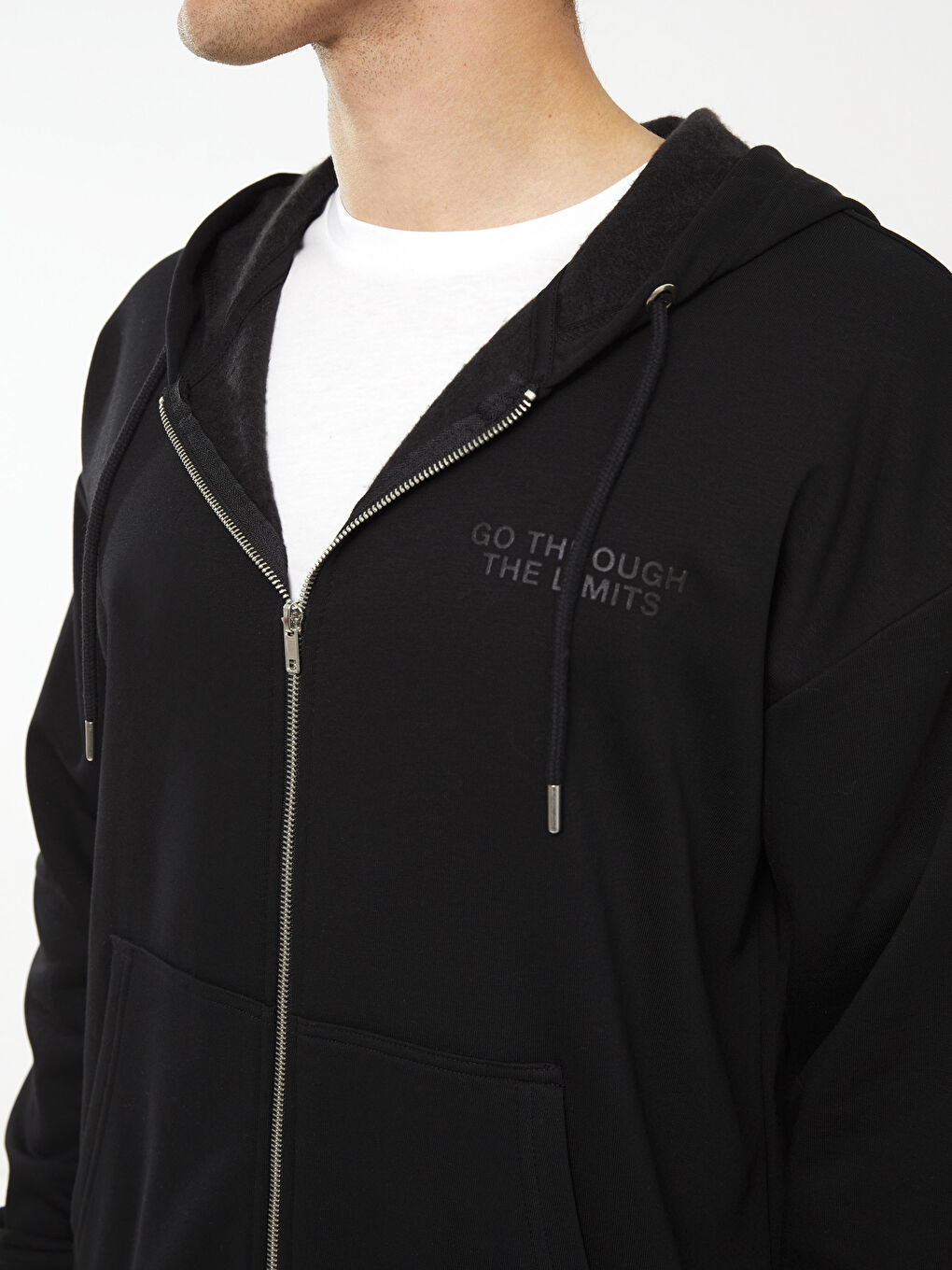 Hooded Long Sleeve Men's Sports Cardigan-3